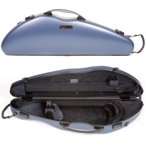  Bam France Bam Slim Hightech 4/4 Violin Case, Navy Blue