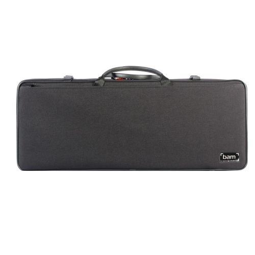  Bam France Bam Double Violin Case - 4/4, Beige Interior/Black Exterior