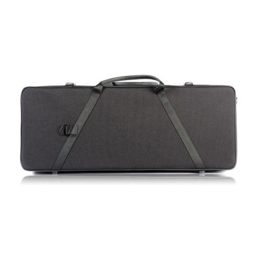  Bam France Bam Double Violin Case - 4/4, Beige Interior/Black Exterior