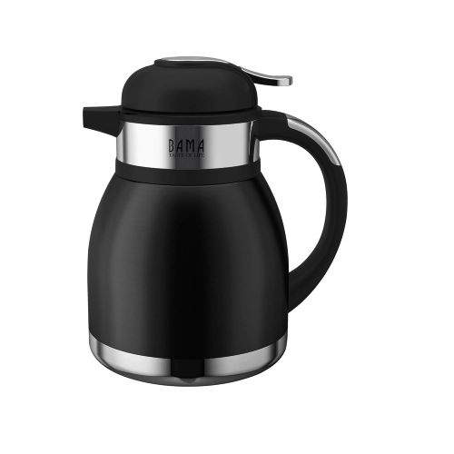  Bama - Tahiti Kaffeemaschinen/Teekanne Thermoskanne Thermos 1,2 l Schwarz