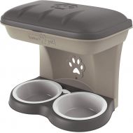 Bama Pet Elevated Food Stand - Large, Taupe
