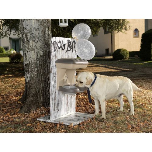  Bama Pet Elevated Food Stand - Large, Taupe