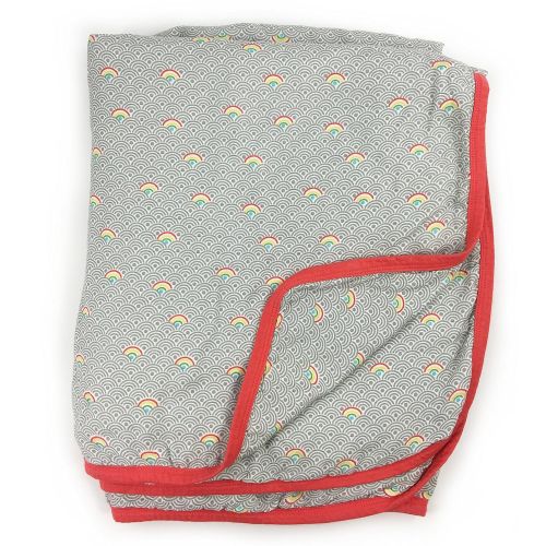  Bambino Land Bamboo Double Layer Muslin Blanket - Rainbow