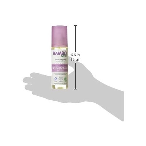  [아마존베스트]Bambo Nature Splish Splash Bath Oil, 4.9 fl oz, 6 Bottles/Case