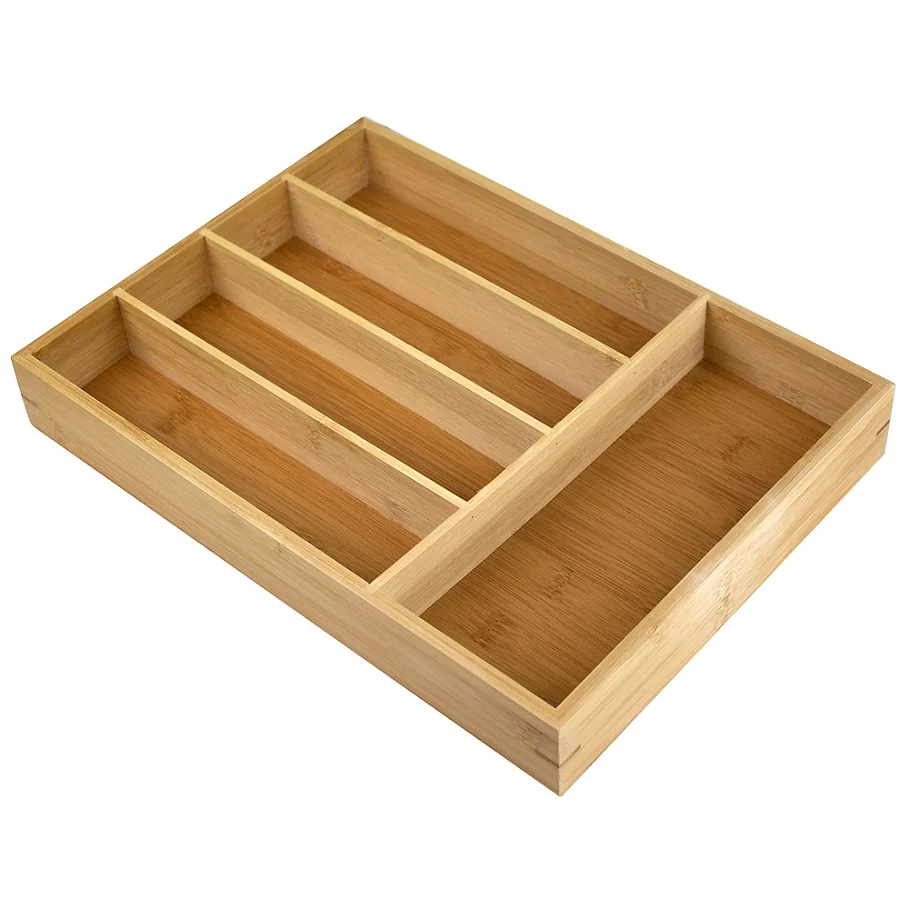  Bamboo Cutlery Tray