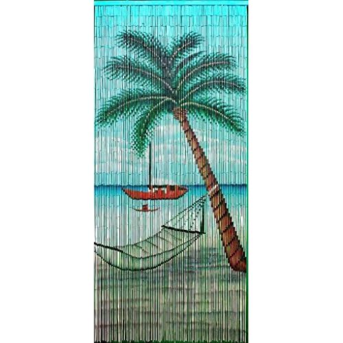  Bamboo 57 5285 Hammock Beach Scene Curtain