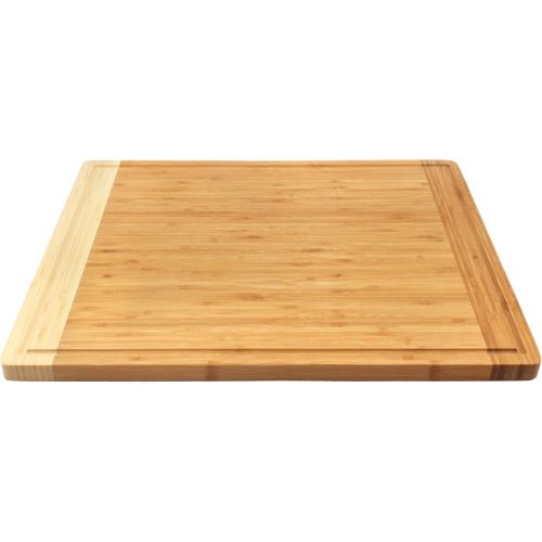  BambooMN Universal Premium Pull Out Cutting Boards Under Counter Replacement Designed To Fit Standard Slots Heavy Duty Kitchen Board with Juice Groove 22 x 20 x 0.75 1 Piec