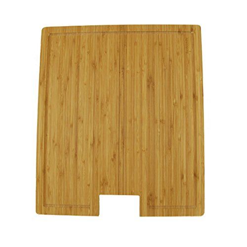  BambooMN Brand Bamboo Griddle Cover/Cutting Board for Viking Cooktops, Vertical Griddle Cover, Large (19X 16.38 X 0.75)