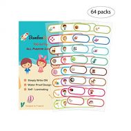 [아마존베스트]BambooScout Baby Bottle Labels for Daycare,School, Waterproof Write-On, Self-Laminating Name Labels, Tags,...