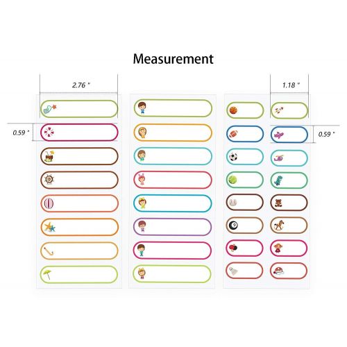  [아마존베스트]BambooScout Baby Bottle Labels for Daycare,School, Waterproof Write-On, Self-Laminating Name Labels, Tags,...