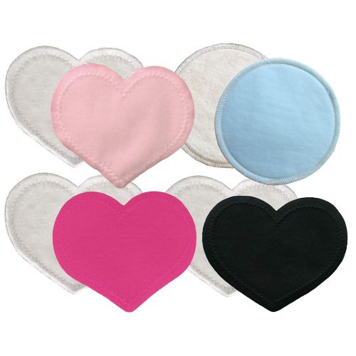  [아마존 핫딜] Bamboobies Washable Nursing Pads For Breastfeeding Variety Pack| Reusable Breast Pads| 4 Pairs| 3 Regular Pairs + 1 Overnight Pair | Multi-Color
