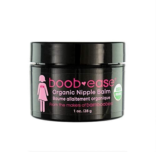  [아마존베스트]Bamboobies bamboobies Organic Lanolin-Free Nursing Balm Nipple Cream, Safe for Breastfeeding, 1 oz