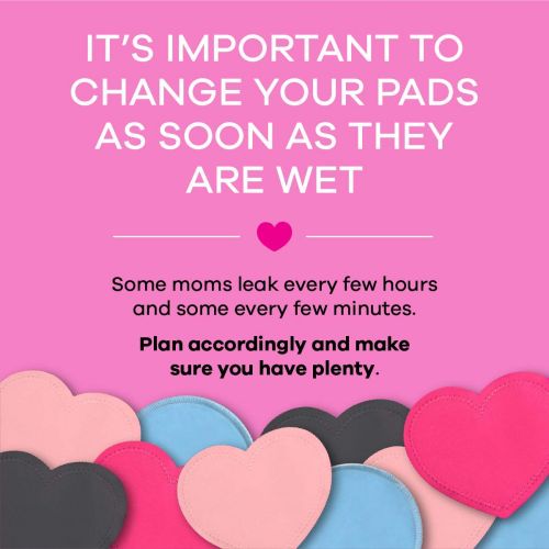  [아마존베스트]Bamboobies Nursing Pads for Breastfeeding | Reusable Breast Pads | Perfect Baby Shower Gifts | 4...