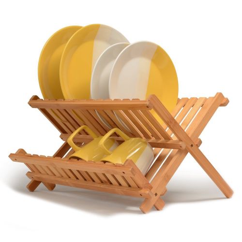  Bambusi Natural Folding Dish Rack by Belmint