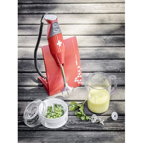  Bamix Processor ? 1-Cup Capacity ? Stainless Steel Blade ? Minces, Purees, and Grinds ? For Both Wet and Dry Ingredients ? Quick and Easy Cleanup ? Made in Switzerland