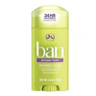 Ban Anti-Perspirant Deodorant Invisible Solid Shower Fresh 2.60 Oz