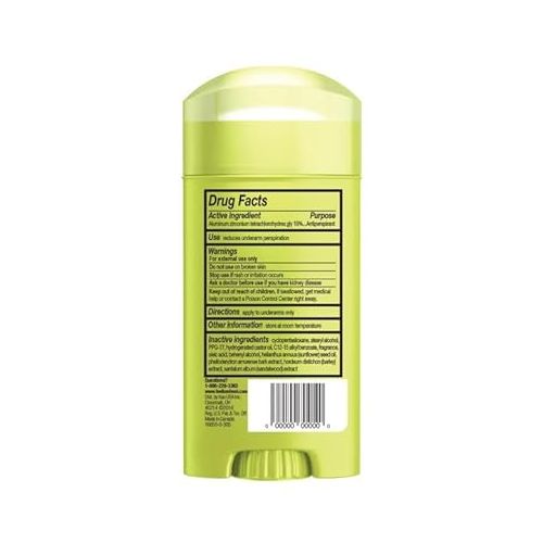  Ban Antiperspirant Deodorant Invisible Solid 2.6 oz (73 g)
