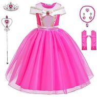 BanKids Princess Costumes Birthday Party Halloween Costume Cosplay Dress up for Little Girls 3 10 Years