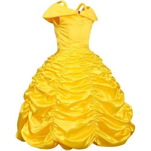  BanKids Princess Dresses Girls Costumes Off Shoulder Dress up for Little Girls with Luxury Accessories 3 10Years