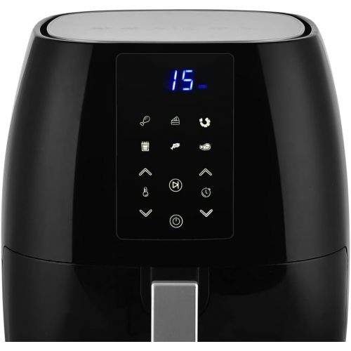  Bana Hot Air Fryer Hot Air Fryer XXL Touch 5L 1500W 7 Pre Programmed Settings for Fat Free Oil Free Healthy Food