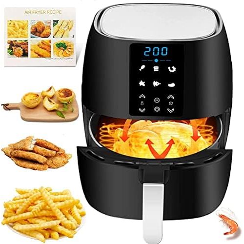  Bana Hot Air Fryer Hot Air Fryer XXL Touch 5L 1500W 7 Pre Programmed Settings for Fat Free Oil Free Healthy Food