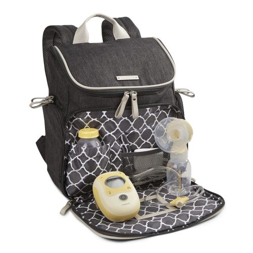  [아마존베스트]Bananafish Breast Pump Back Pack, Grey Heather