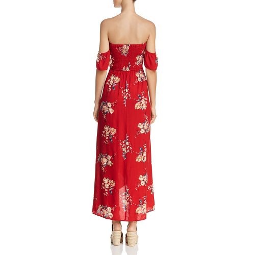  Band of Gypsies Off-the-Shoulder Floral-Print Midi Dress - 100% Exclusive