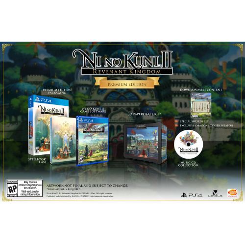 반다이 Namco Bandai Ni No Kuni ll: Revenant Kingdom Premium Edition, Namco, PlayStation 4, 722674122078