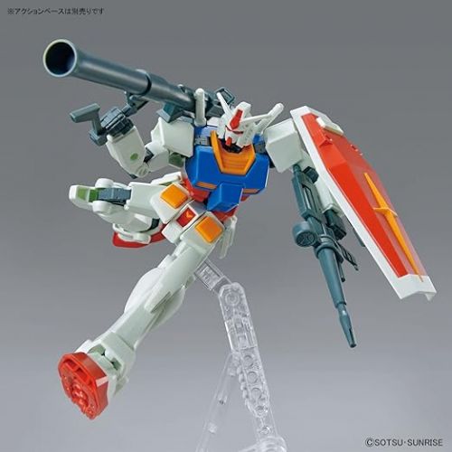 반다이 Bandai Hobby - Mobile Suit Gundam - 1/144 RX-78-2 Gundam (Full Weapons Set), Bandai Spirits Entry Grade Model Kit