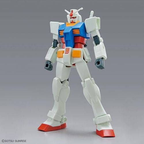 반다이 Bandai Hobby - Mobile Suit Gundam - 1/144 RX-78-2 Gundam (Full Weapons Set), Bandai Spirits Entry Grade Model Kit