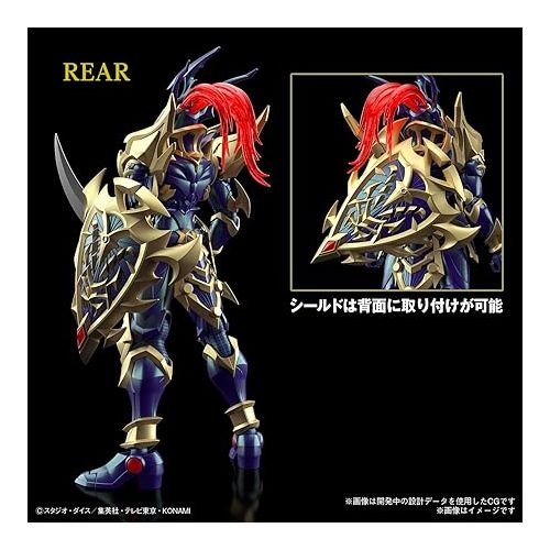 반다이 Bandai Hobby 4573102662835 Model Kit YU Gi Oh Figure-Rise Standard Amplified Black Luster Soldier 18 cm