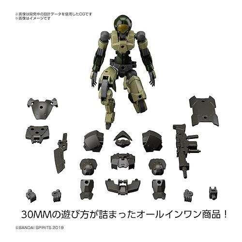 반다이 BANDAI NAMCO Entertainment 30MM - 30MM 1/144 EXM-A9a Spinatio (Army Type) - Model Kit