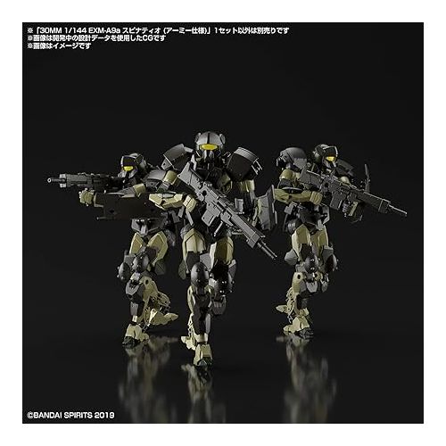 반다이 BANDAI NAMCO Entertainment 30MM - 30MM 1/144 EXM-A9a Spinatio (Army Type) - Model Kit