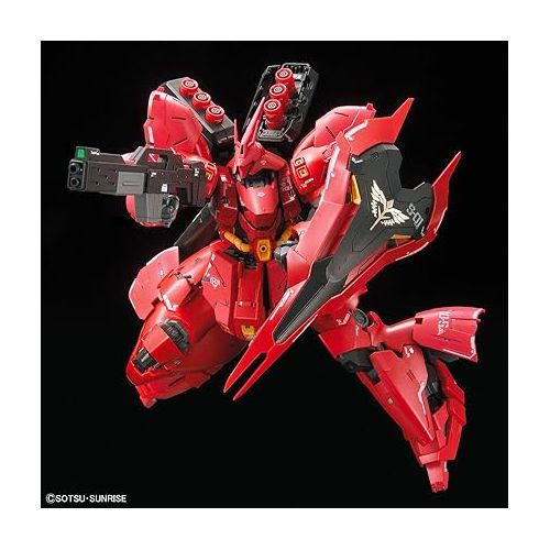 반다이 BANDAI NAMCO Entertainment Mobile Suit Gundam Char's Counterattack RG 1/144 Sazabi Plastic Model Kit, Large