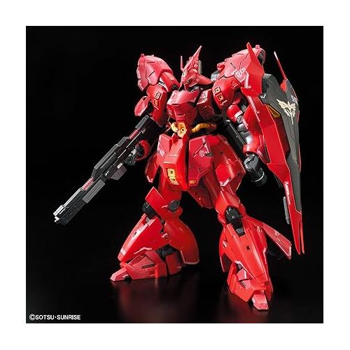 반다이 BANDAI NAMCO Entertainment Mobile Suit Gundam Char's Counterattack RG 1/144 Sazabi Plastic Model Kit, Large