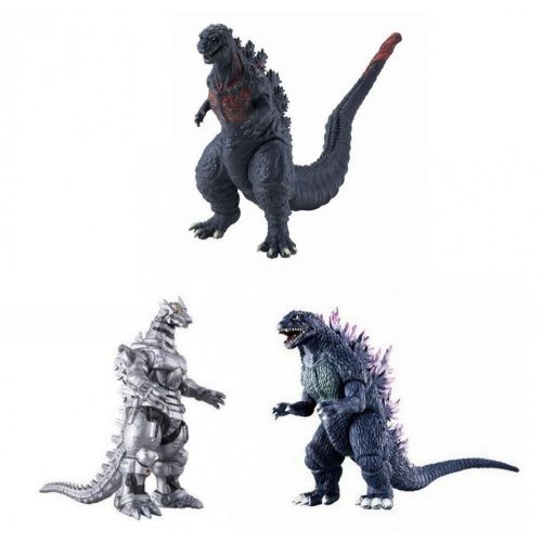 반다이 Bandai Movie Monster Series GODZILLA 2016 & Mecha Godzilla & Millennium Godzilla