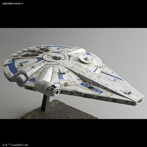 반다이 Bandai Hobby Star Wars 1/144 Plastic Model Millennium Falcon (Lando Calrissian Ver.) Solo: A Star Wars Story