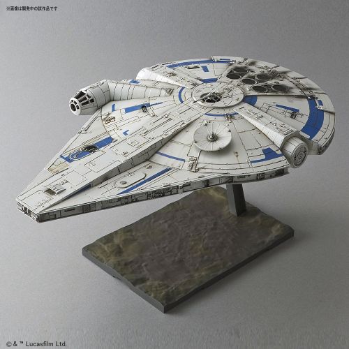 반다이 Bandai Hobby Star Wars 1/144 Plastic Model Millennium Falcon (Lando Calrissian Ver.) Solo: A Star Wars Story