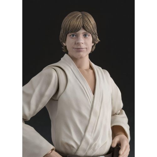 반다이 Bandai S.H Figuarts Star Wars Luke Skywalker (A New Hope)?About 150mm ABS u0026 PVC Painted Action Figure