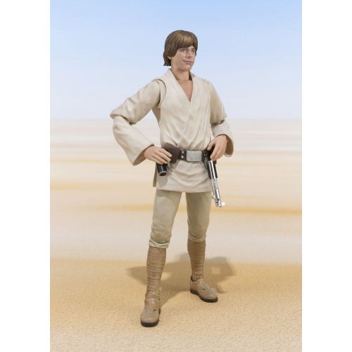 반다이 Bandai S.H Figuarts Star Wars Luke Skywalker (A New Hope)?About 150mm ABS u0026 PVC Painted Action Figure