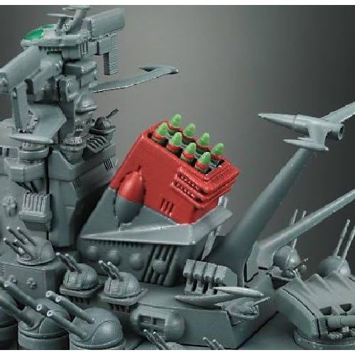 반다이 Bandai GX-57 1/625 Space Battleship Yamato Soul of Chogokin Metal Figure