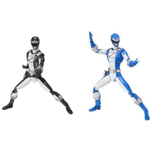 반다이 Bandai Tamashii Nations Overdrive Ranger Power Rangers Operation Overdrive S.H.Figuarts Action Figure, Blue and Black
