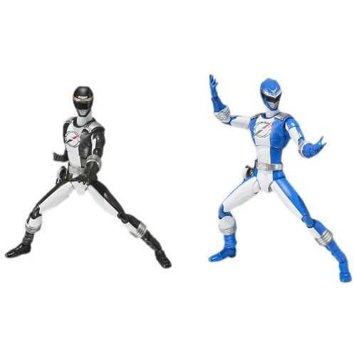 반다이 Bandai Tamashii Nations Overdrive Ranger Power Rangers Operation Overdrive S.H.Figuarts Action Figure, Blue and Black