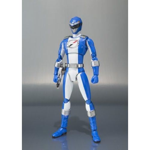 반다이 Bandai Tamashii Nations Overdrive Ranger Power Rangers Operation Overdrive S.H.Figuarts Action Figure, Blue and Black