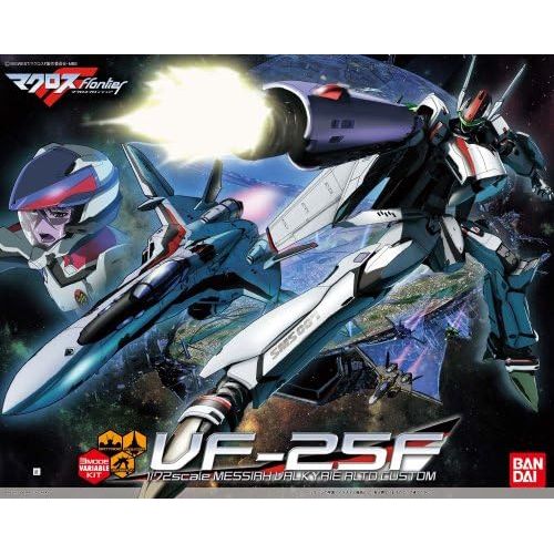 반다이 Bandai Macross Transformable Model Kit 1/72 Scale VF-25F Messiah Valkyrie Alto Custom