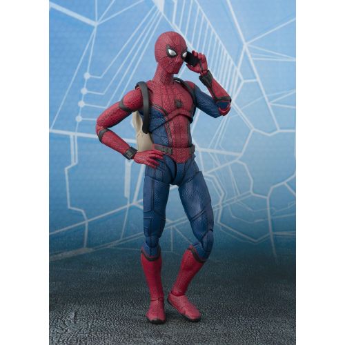 반다이 Bandai S.H. Figuarts Spider-Man (Homecoming) Approximately 145 mm ABS & PVC painted movable figure
