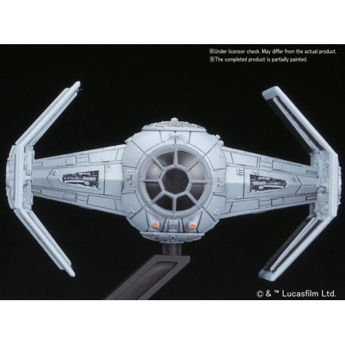 반다이 Bandai Vehicle Model 007 Star Wars Tie Advanced x1 & Tie Fighter Set Plastic Model