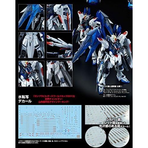 반다이 Bandai MG Freedom Gundam Version 2.0 Full Burst Mode Special Coating Ver (Premium Bandai limited sale)