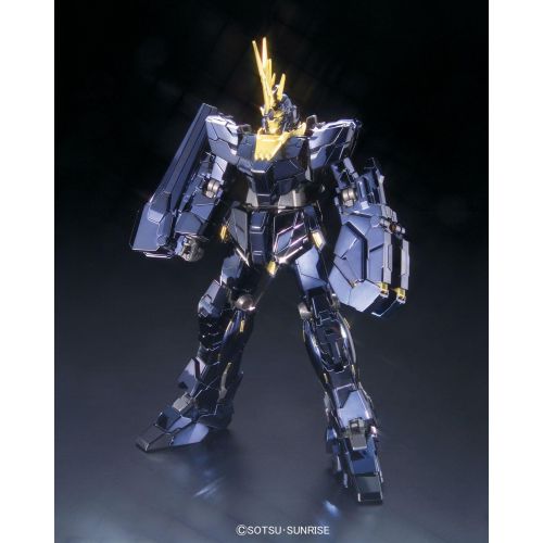 반다이 Bandai Hobby Banshee Titanium Finish Master Grade 1100 RX-0 Gundam Unicorn Unit 02 Action Figure