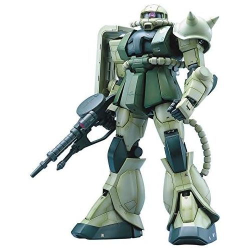 반다이 Bandai Hobby MS-06F Zaku II Mobile Suit Gundam Perfect Grade Action Figure, Scale 1:60